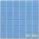 Imported glass mosaic tiles, Blue glass, tile size 48x48mm, grid size 300mm x 300mm, MH 4804 (1 box of 22 grids = 2m2)
