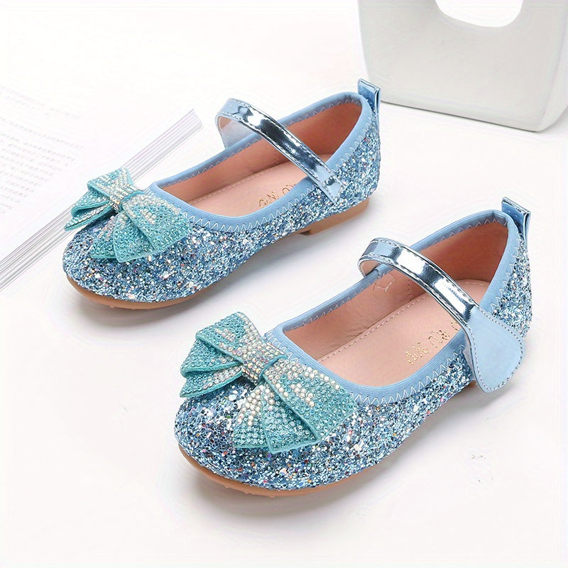 Cute Sparkling Little Girl Princess Doll Shoes
