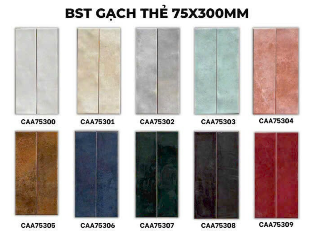 Bộ thẻ rời CAA 7.5x30cm VN - Daisan Mart