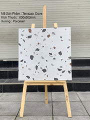 Gạch 600x600 Terrazzo Ấn Độ Dove - Daisan Mart