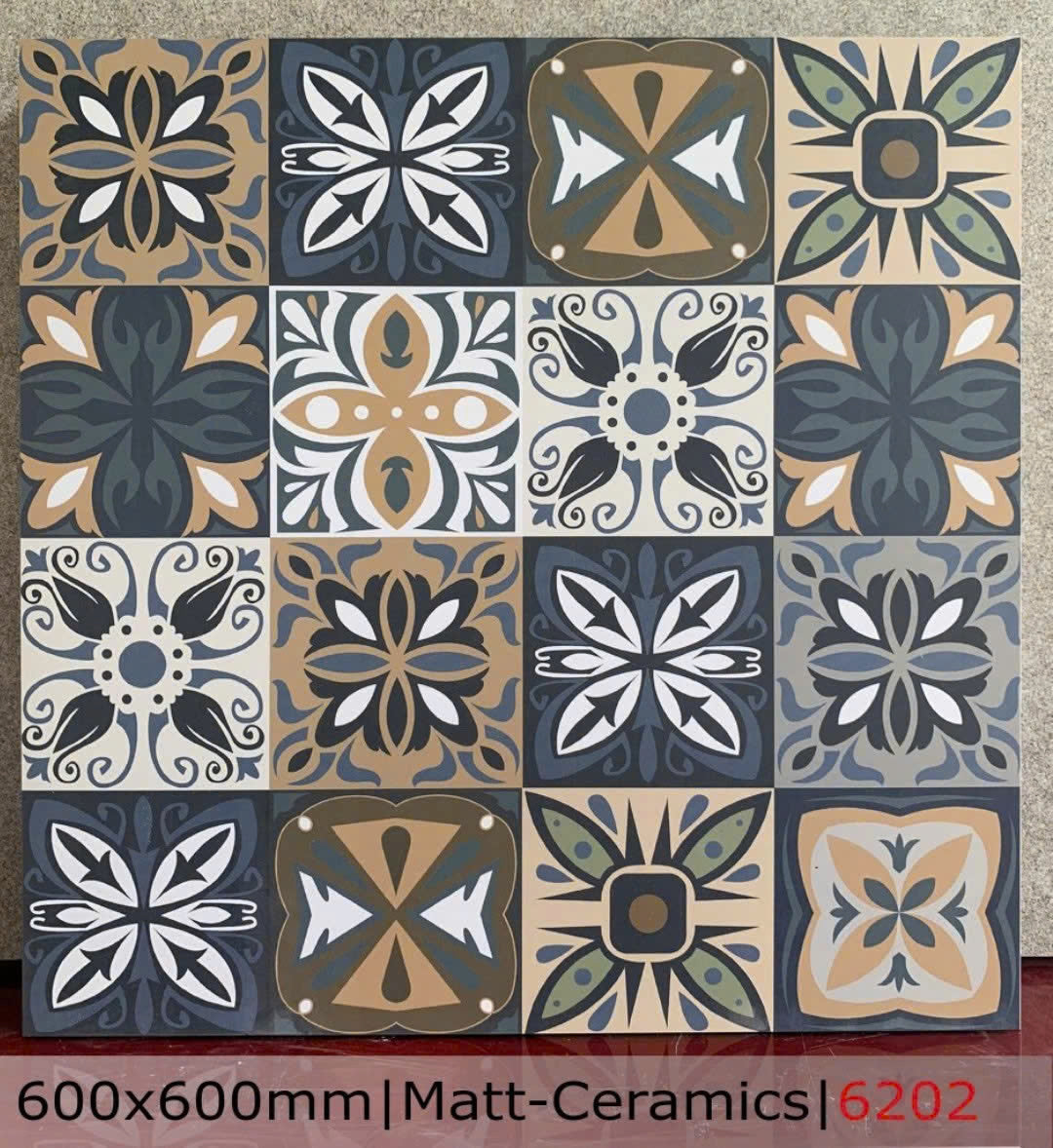Gạch 6202 Giả Mix 60x60cm ceramix - Daisan Mart