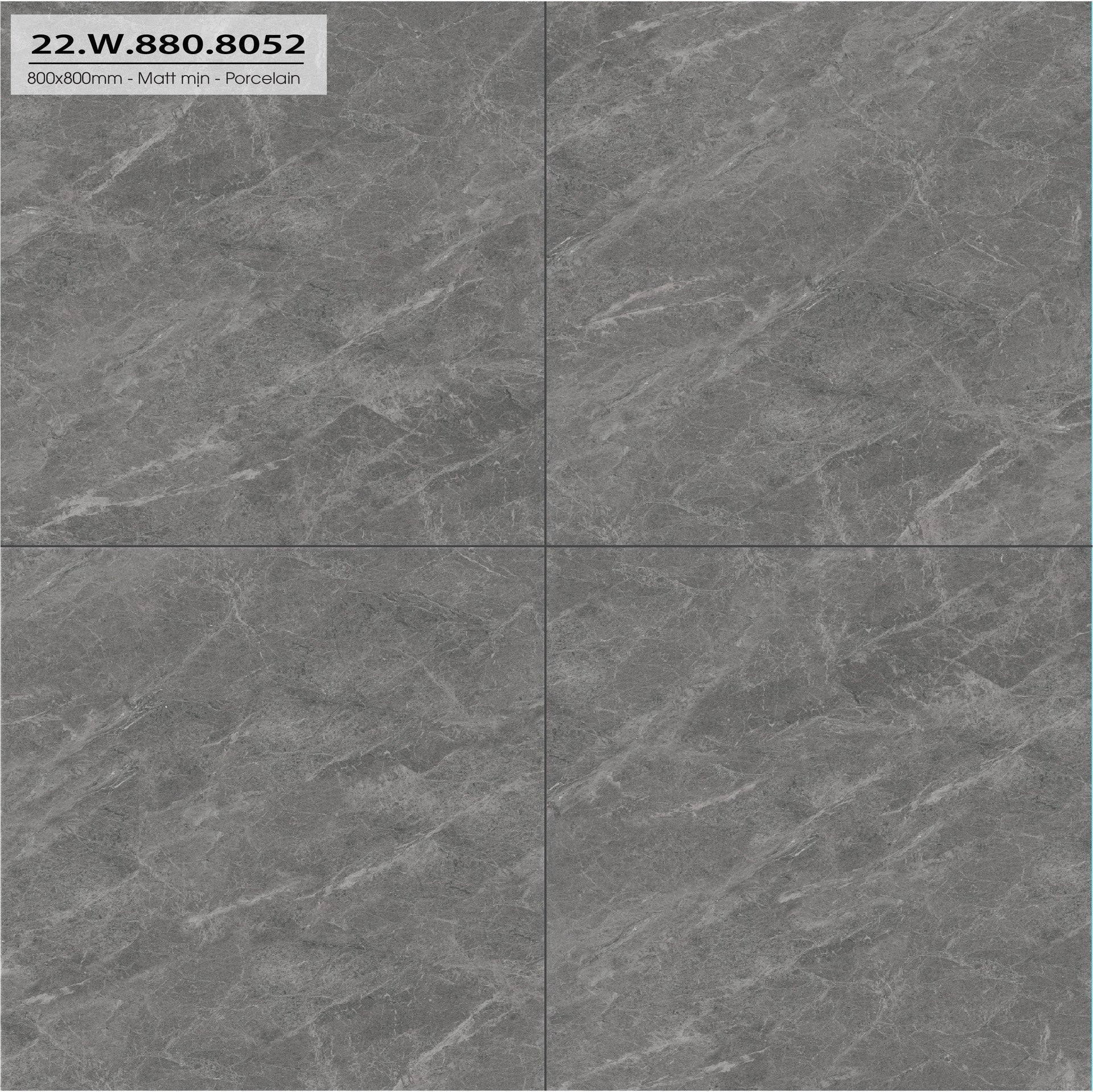 Gạch 800x800mm Matt mịn 22W.880.8052 - Daisan Mart