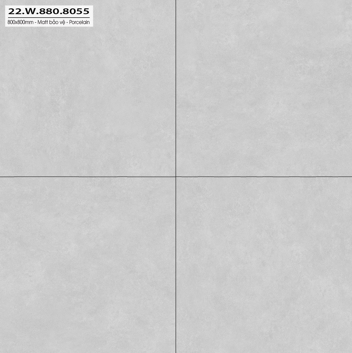 Gạch 800x800mm Matt mịn 22W.880.8055 - Daisan Mart