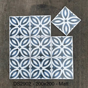 Gạch bông KT 200x200mm (1m/hộp) DS2902 - Daisan Mart