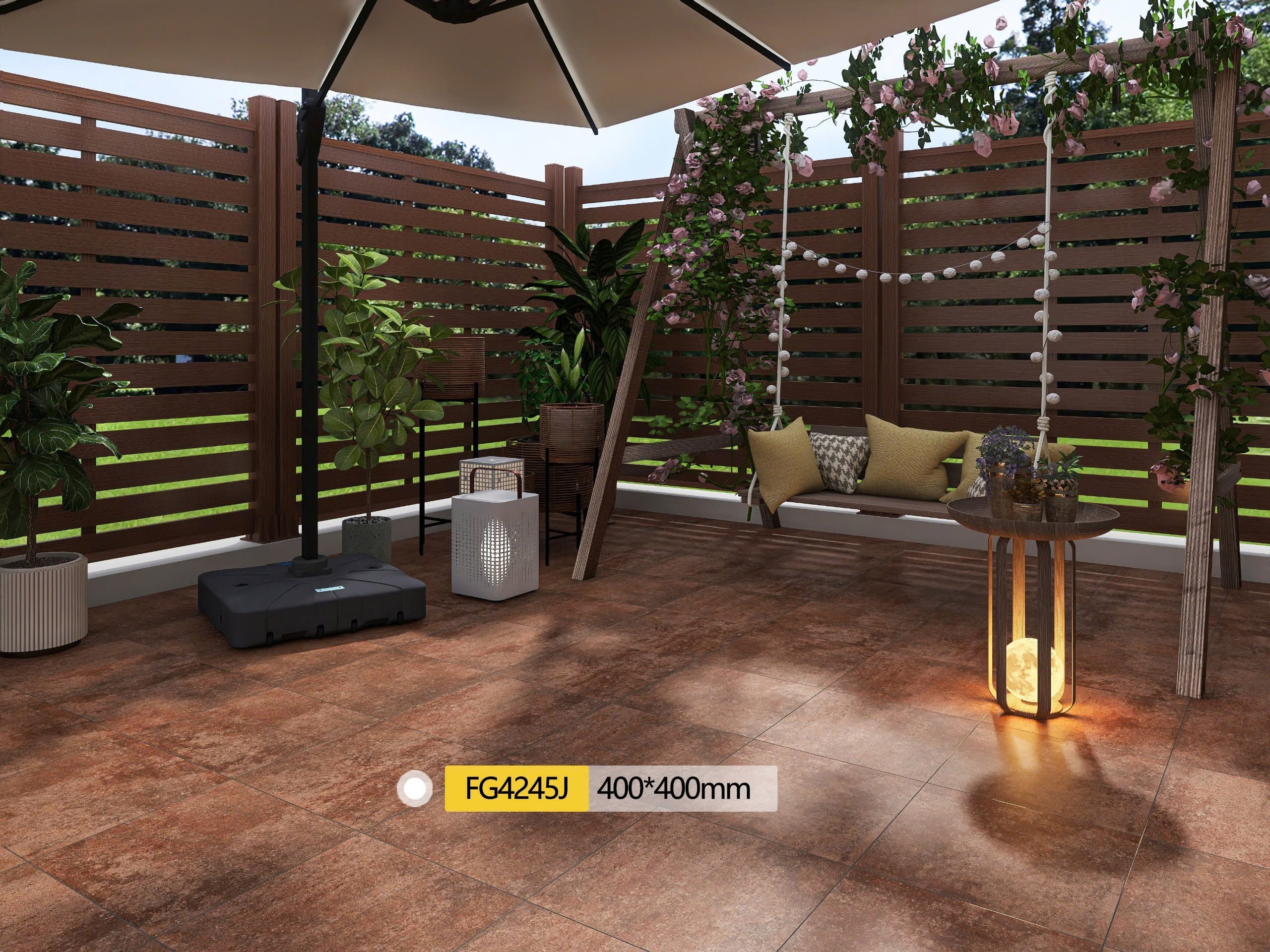 Gạch Bông KT 400x400mm mã FG4245J - Daisan Mart