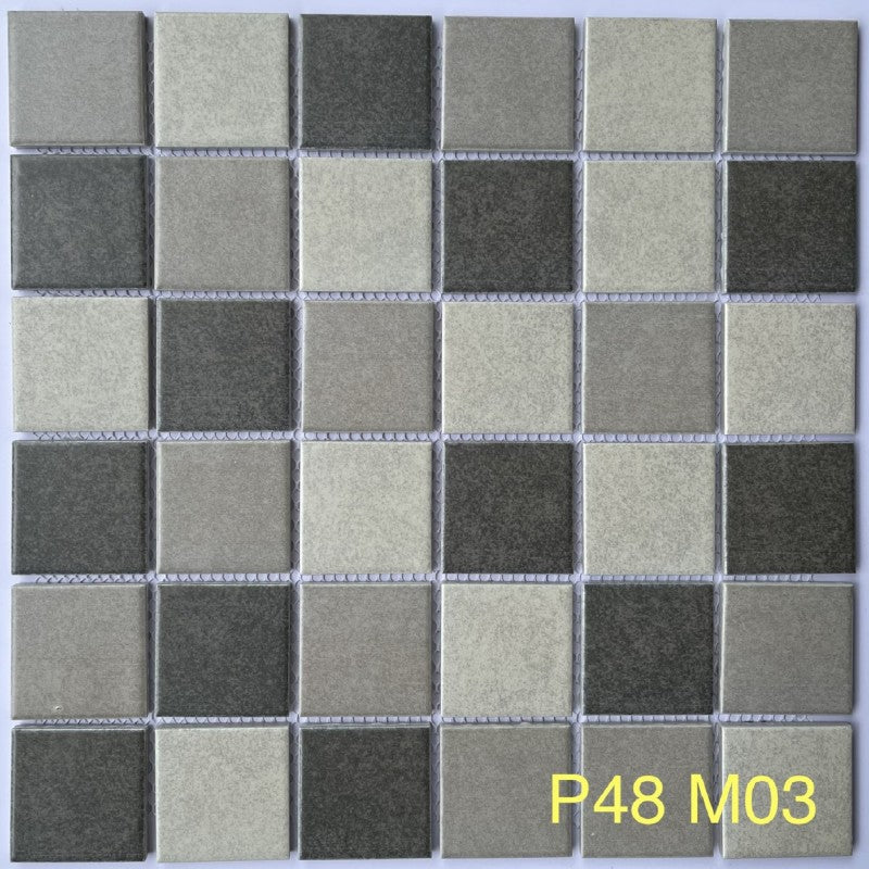 Gạch Gốm Sứ 306x306mm Mix Màu Xám P48M03 - Daisan Mart