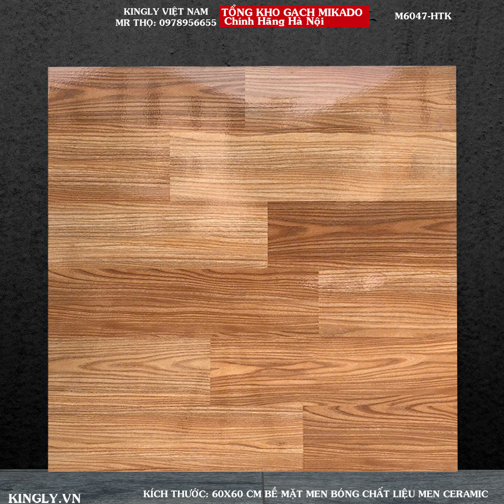 Gạch Giả Gỗ 600x600 TP9371 - Daisan Mart