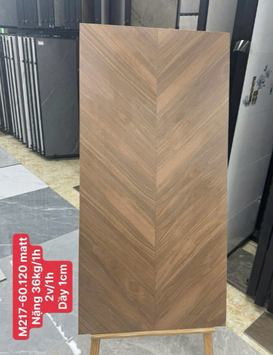 Gạch Giả Gỗ Men Matt kt 600x1200mm Mã M217 - Daisan Mart