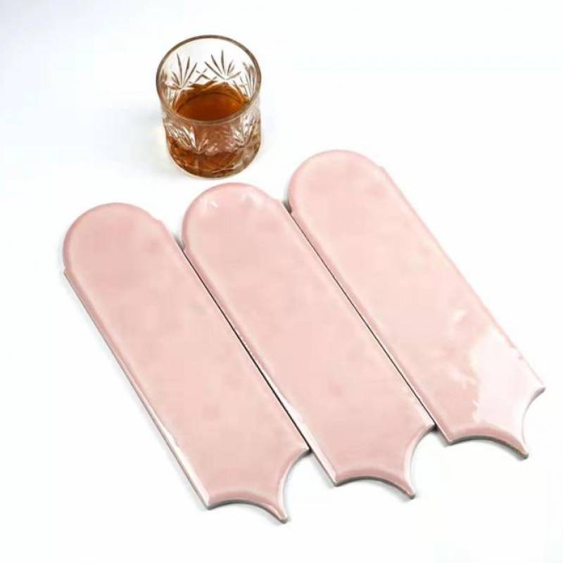Gạch lông vũ hồng bóng KT 90x308mm M9316-B - Daisan Mart