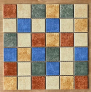 Gạch Mosaic gốm mix men rạn P48 M06 - Daisan Mart