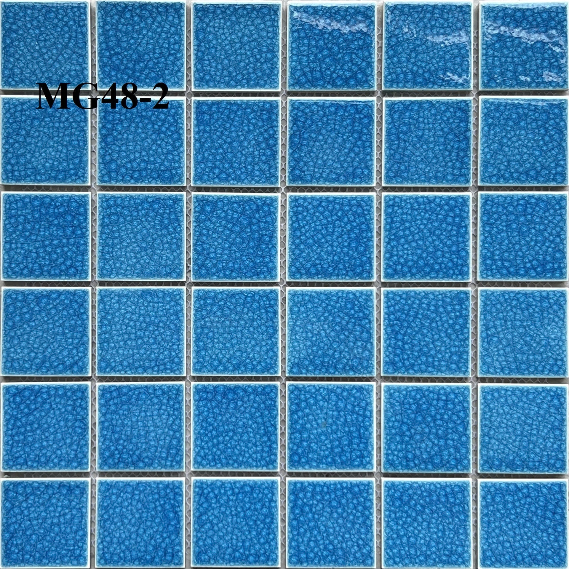 Gạch Mosaic gốm xanh MG48-2 Kt 30x30cm - Daisan Mart