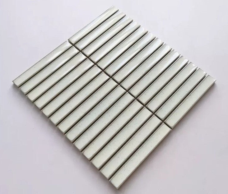 Gạch Mosaic Que Trắng Muối SZ015 - Daisan Mart