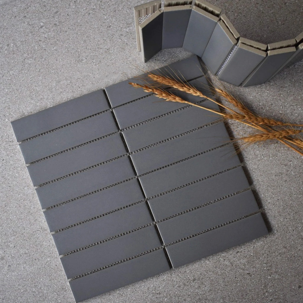 Gạch Mosaic que xám KT 32x145mm 3213M - Daisan Mart