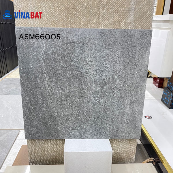 Gạch ốp lát 60x60cm men matt xám đậm - Daisan Mart