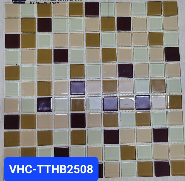 Gạch thủy tinh mix KT 300x300mm TTHB2508 - Daisan Mart