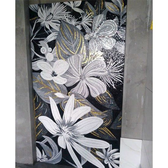 Gạch Tranh Mosaic 600x1200mm Flower Decor-04 - Daisan Mart