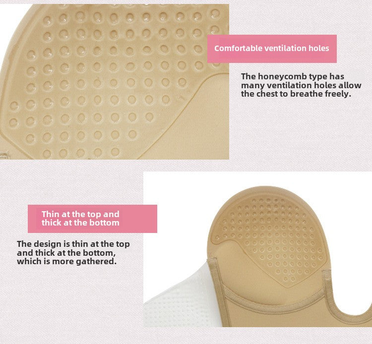 Áo Lót Dán Silicone Nâng Ngực Không Dây Tàng Hình Chữ U Sâu Cho Mùa Hè - Daisan Mart