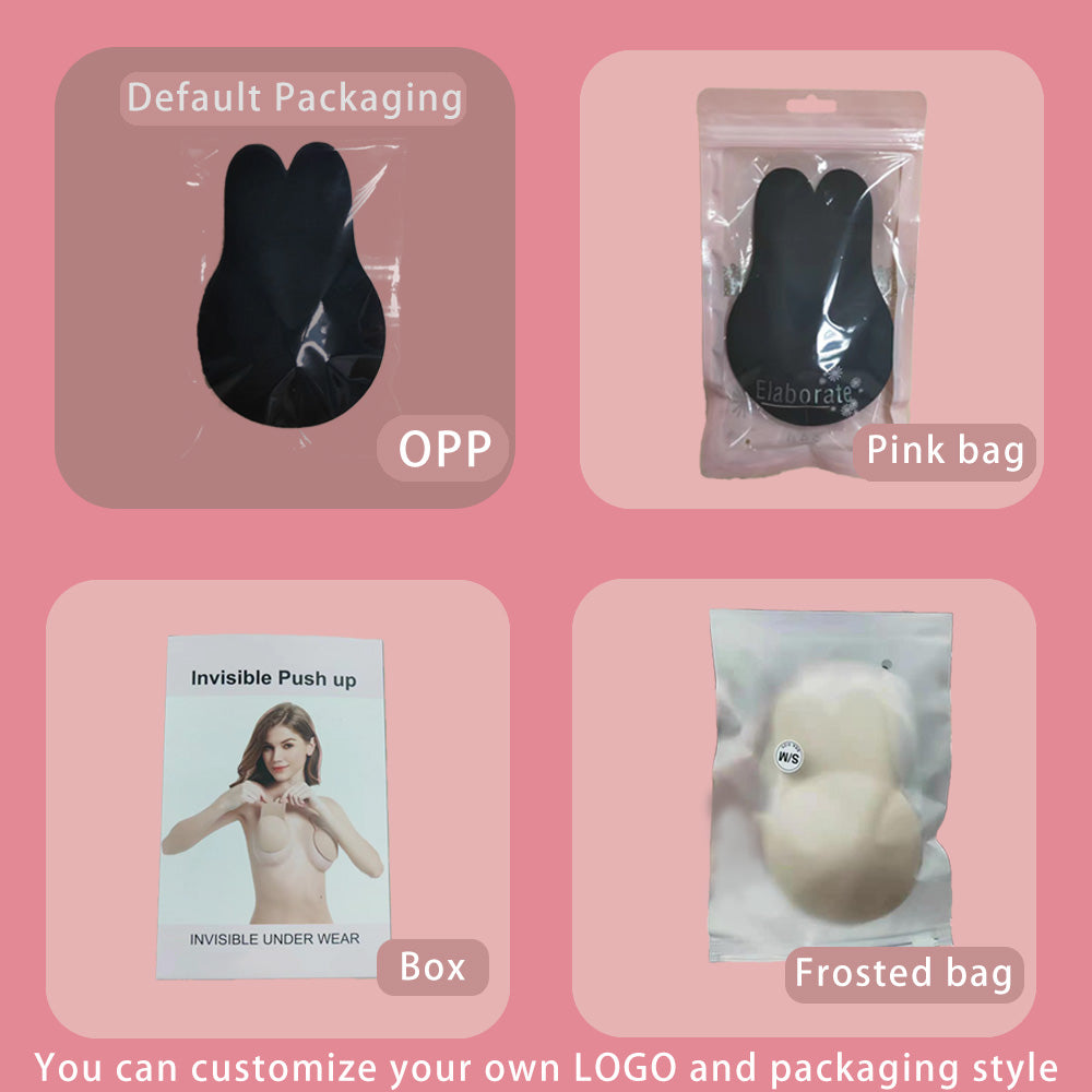 Áo ngực dán silicone tai thỏ cỡ lớn không dây nâng ngực tàng hình không lưng - Daisan Mart