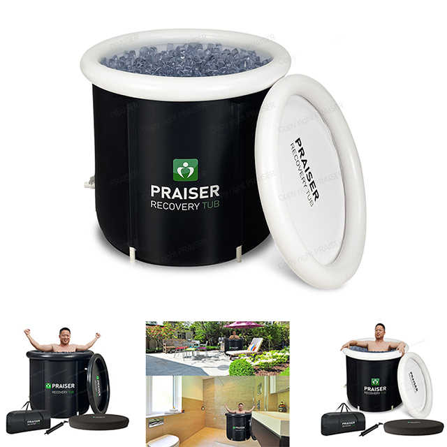 Bồn tắm nước đá bơm hơi cao cấp có thể gập lại bằng nhựa PVC chất lượng cao - Daisan Mart