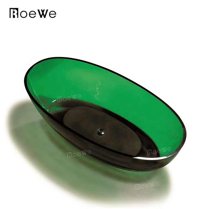 Bồn tắm nhựa trong suốt nhiều màu sắc Bồn tắm trong suốt Bồn tắm đứng bằng nhựa đặc Bồn tắm nhựa trong mờ - Daisan Mart