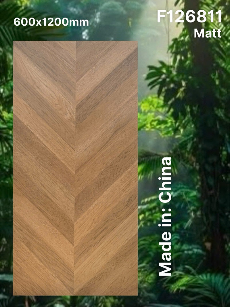 Bộ sưu tập Gạch Ốp Lát 60x120cm Trung Quốc màu vân gỗ 126811 - Daisan Mart