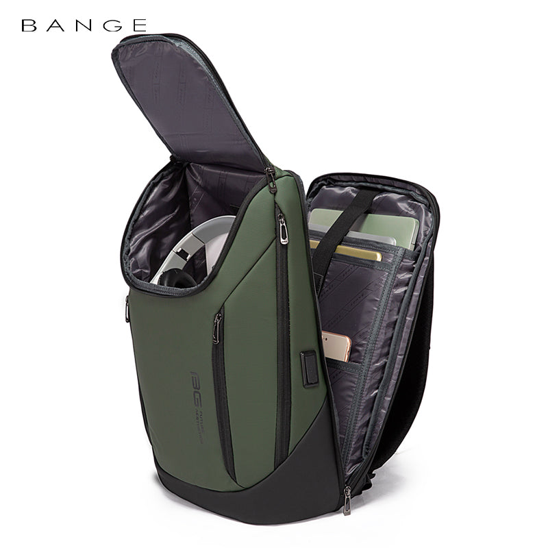 Ba lô laptop Bange chống nước du lịch, công sở nam, chất liệu Polyester tích hợp USB, thiết kế màu mới bán chạy, tùy chỉnh sỉ. - Daisan Mart