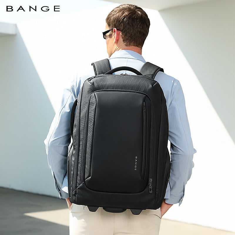 BANGE Ba lô kéo đựng laptop nam chống thấm nước, đi công tác du lịch dã ngoại, hàng mới bán chạy - Daisan Mart