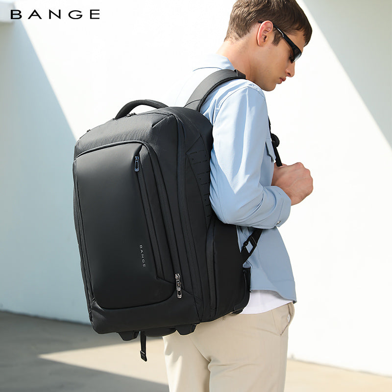 BANGE Ba lô kéo đựng laptop nam chống thấm nước, dùng cho du lịch/công sở/ngoài trời, hàng mới về bán chạy - Daisan Mart