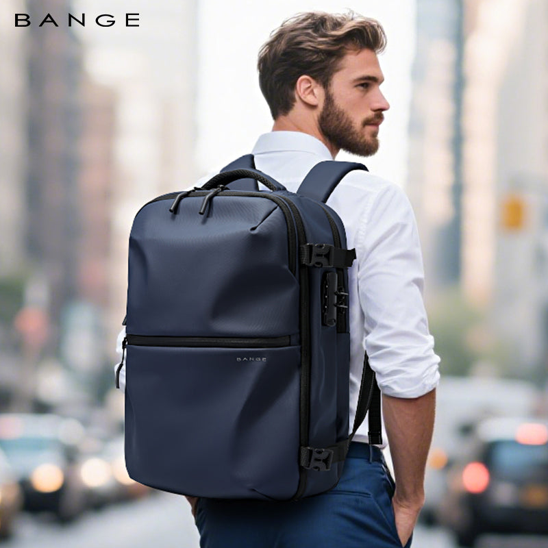 BANGO新款男士筆記型電腦背包批發，大容量，附TSA海關鎖，防水，商務旅遊適用