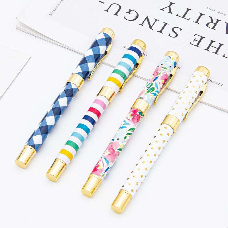 Bút Gel Ký Tên Nhiều Màu, Kim Loại Họa Tiết Hoa Chuyển Nhiệt, Ngoại Hình Đẹp Mắt, Nhỏ Xinh Tươi Tắn, Quà Tặng Văn Phòng & Đồ Dùng Học Sinh - Daisan Mart