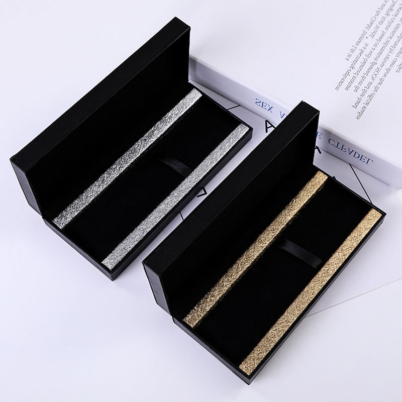 Metal Pen with High-end Corporate Gift Box, Gold and Silver Border Box, Support Custom Logo Printing/OEM 