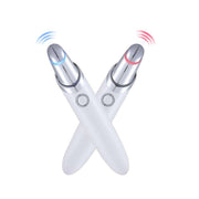 Mini rechargeable smart eye massage pen for home use, 45 degree warming, remove eye bags and erase dark circles 