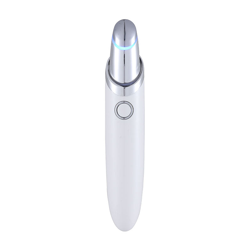 Mini rechargeable smart eye massage pen for home use, 45 degree warming, remove eye bags and erase dark circles 