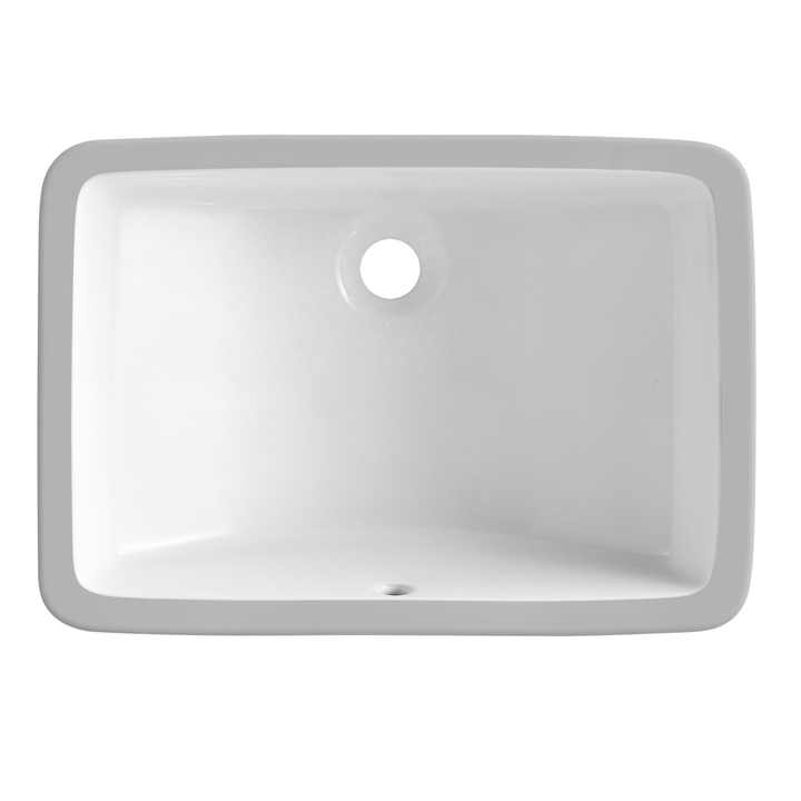Chậu rửa mặt phòng tắm bằng gốm sứ đá cẩm thạch giá rẻ CUPC 18'' X 12'' - Daisan Mart