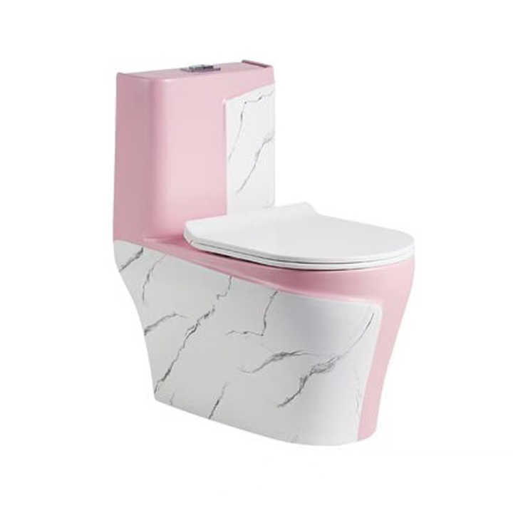 Đồ dùng vệ sinh nhà vệ sinh hình tròn bằng gốm sứ màu bán chạy - Daisan Mart
