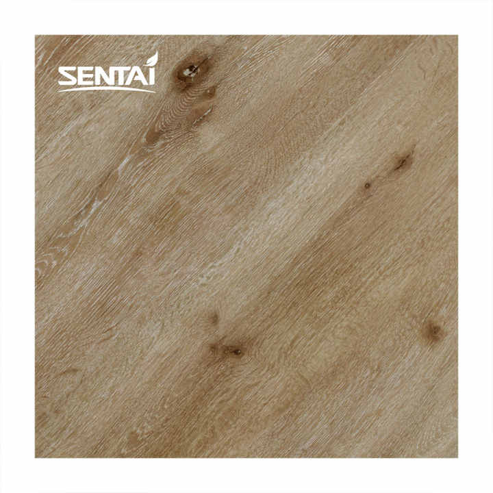 Đặt hàng trực tiếp Sàn nhựa SPC thân thiện với môi trường với kết cấu vân gỗ Teak, vật liệu PVC phủ UV, thiết kế hiện đại, sử dụng trong nhà cho khách sạn - Daisan Mart
