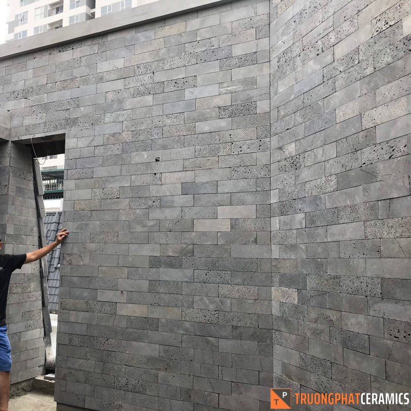 Đá ốp tường ong xám 10×30 - Daisan Mart