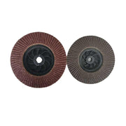 Đĩa mài nhôm oxit kích thước 4,5 inch, mặt sau bằng nhựa có thể cắt, mài nhanh bằng đĩa nhựa phiến nylon, thép không gỉ - Daisan Mart