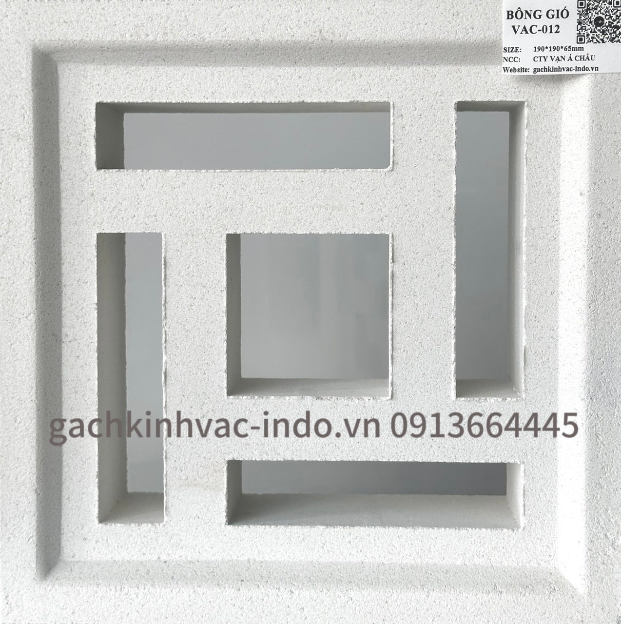Gạch bông gió VAC-012 - Daisan Mart
