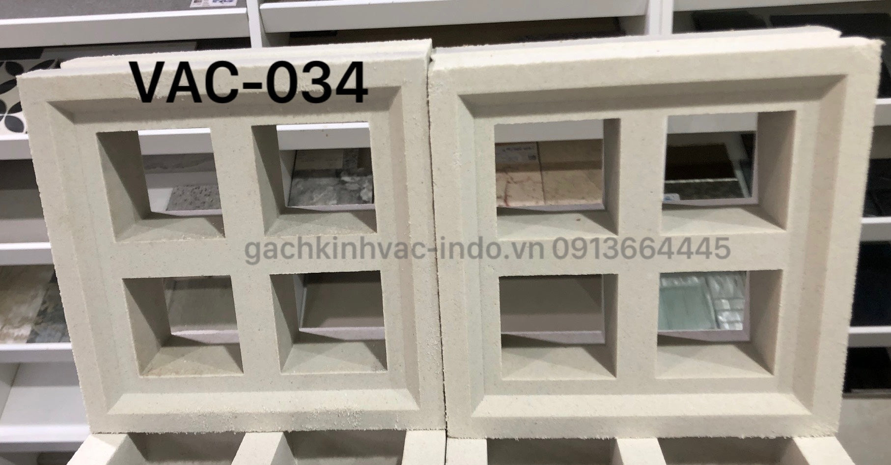 Gạch bông gió VAC-028 - Daisan Mart
