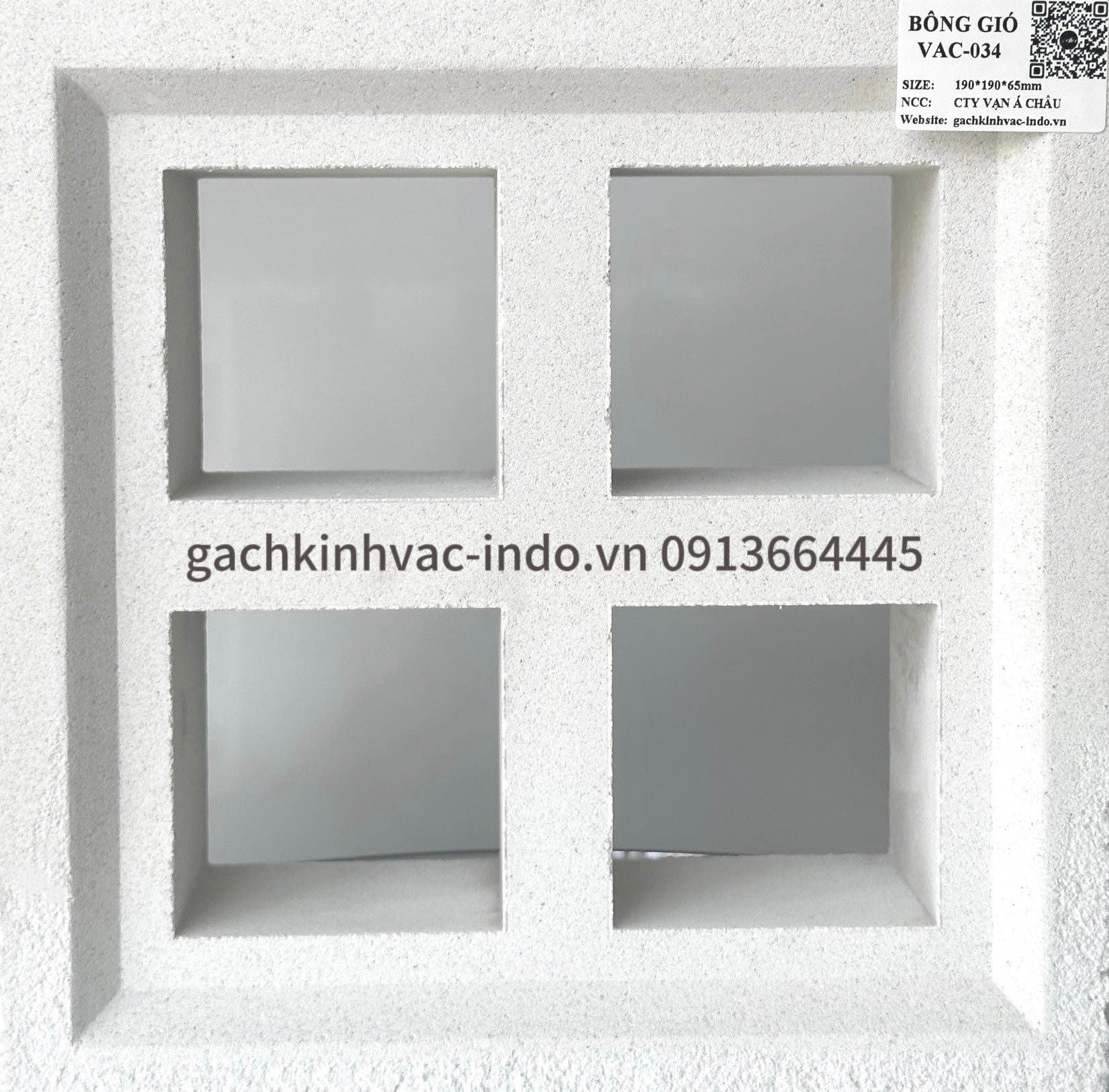 Gạch bông gió VAC-034 - Daisan Mart