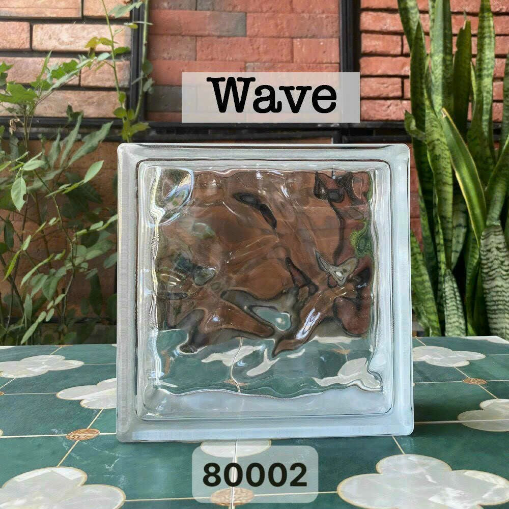 Gạch kính lấy sáng lượn sóng mã 80002 - Daisan Mart