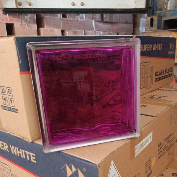 Gạch kính màu Trung Quốc 19x19x8cm - Daisan Mart