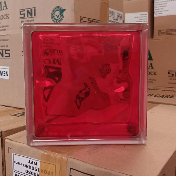 Gạch kính màu Trung Quốc 19x19x8cm - Daisan Mart