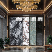 Gạch men giả đá cẩm thạch bóng 750*1500mm cao cấp cho văn phòng, khách sạn - Daisan Mart