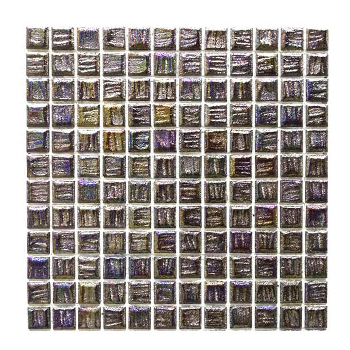 Gạch mosaic thủy tinh trong nhà và ngoài trời Fantasy Purple Pebble - Daisan Mart