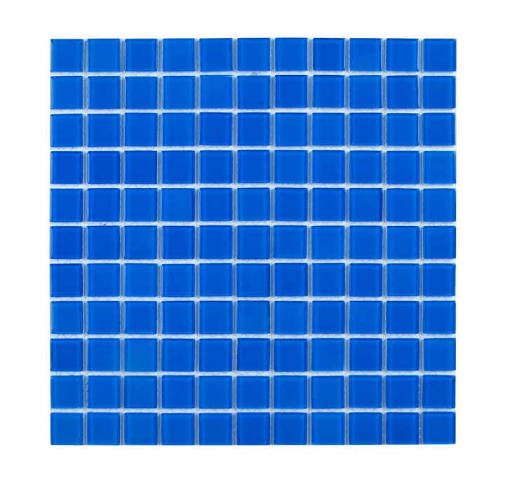 Gạch mosaic thủy tinh vuông 300x300 màu xanh nhạt thiết kế hiện đại cho hồ bơi Gạch mosaic sàn hồ bơi giá rẻ - Daisan Mart