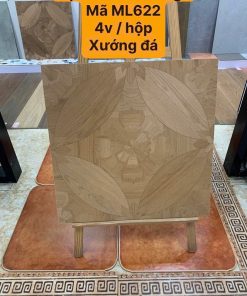 Gạch Ốp Lát vân gỗ bông hoa Trung Quốc 60x60cm 622 - Daisan Mart