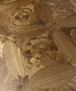 Gạch Ốp Lát vân gỗ bông hoa Trung Quốc 60x60cm 622 - Daisan Mart