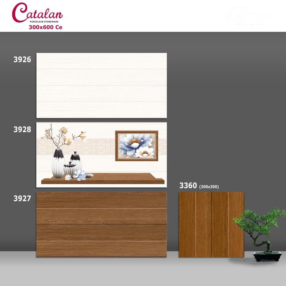 Gạch ốp tường Catalan 30×60 giả vân gỗ 3926-3927-3928 - Daisan Mart